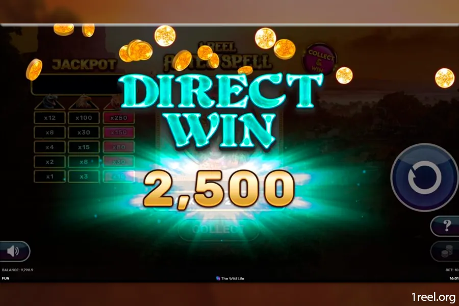 1Reel Aztec Spell gameplay screenshot