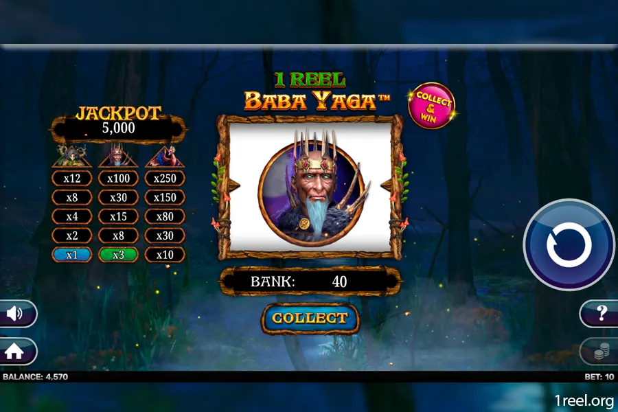 1Reel Baba Yaga mobile view
