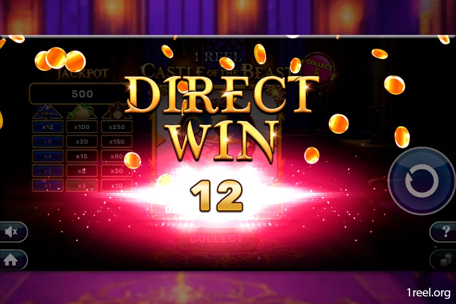 1Reel Castle of the Beast gameplay screenshot