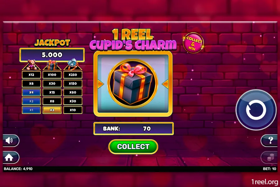 1Reel Cupid's Charm mobile view