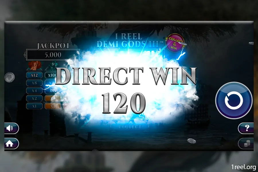 1Reel Demi Gods 3 gameplay screenshot