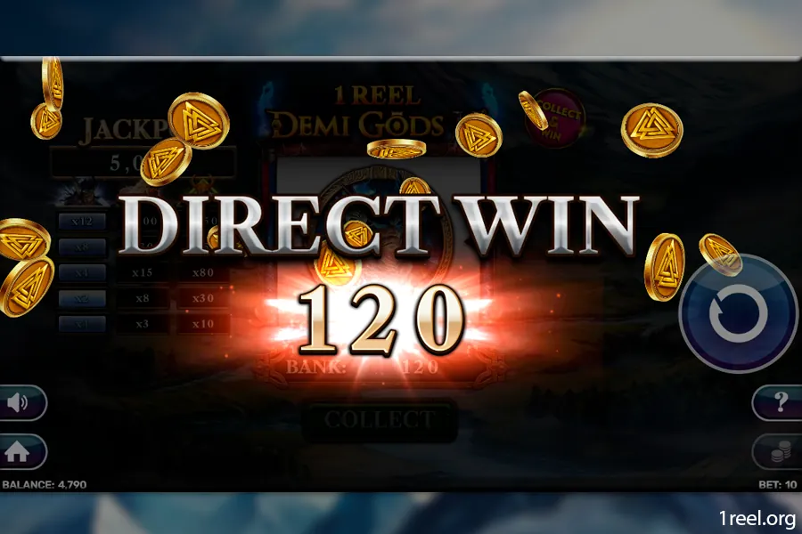 1Reel Demi Gods 6 gameplay screenshot