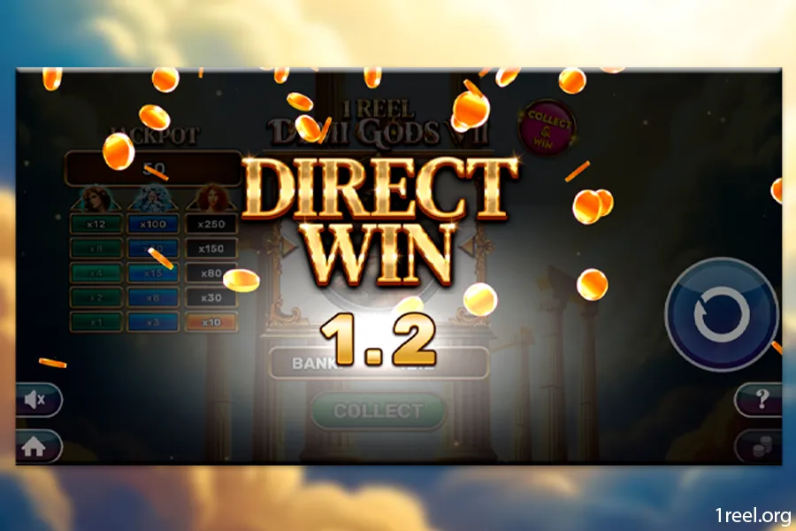 1Reel Demi Gods 7 gameplay screenshot