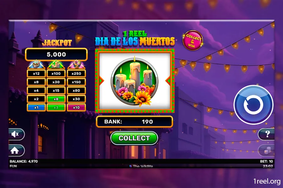 1Reel Dia de los Muertos mobile view