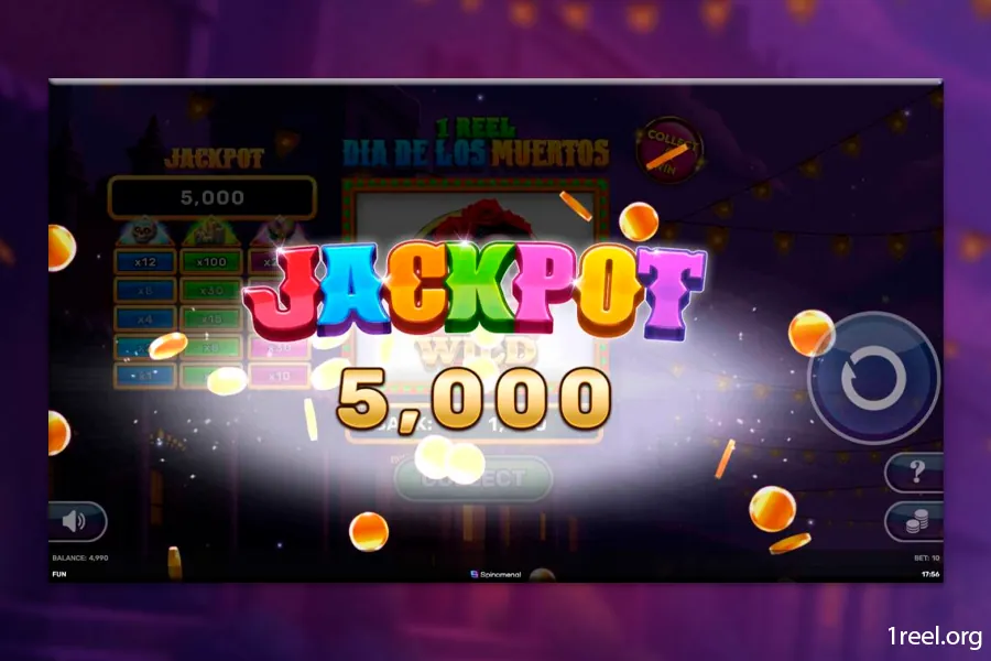 1Reel Dia de los Muertos gameplay screenshot