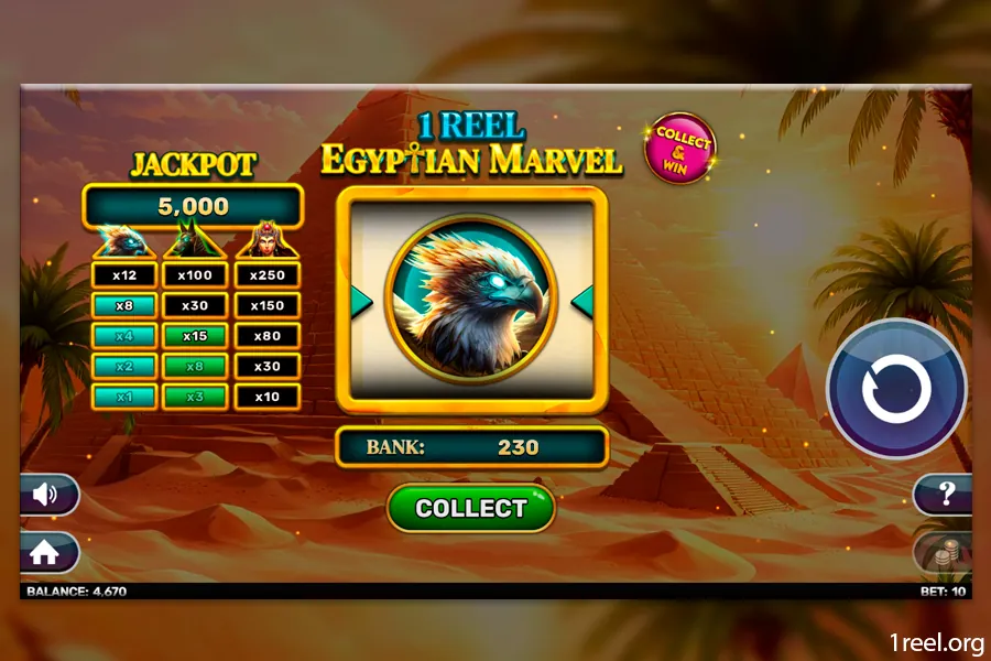 1Reel Egyptian Marvel mobile view
