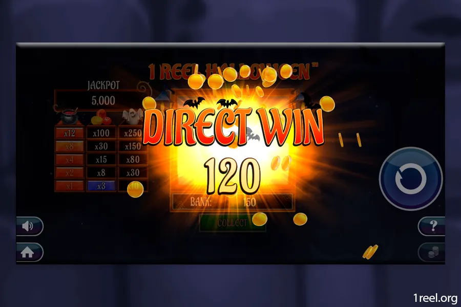 1Reel Halloween gameplay screenshot