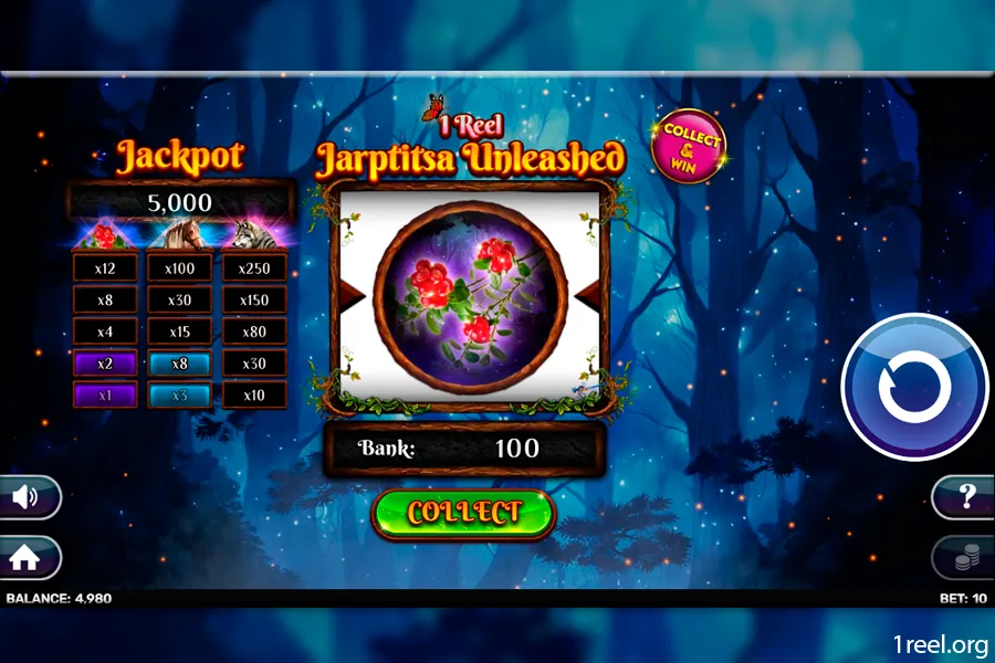 1Reel Jarptitsa Unleashed mobile view