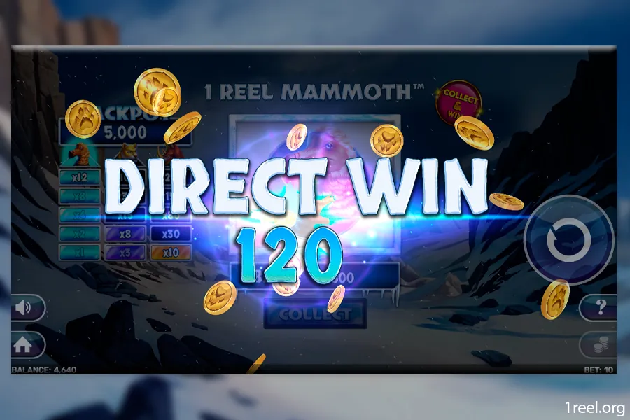 1Reel Mammoth gameplay screenshot