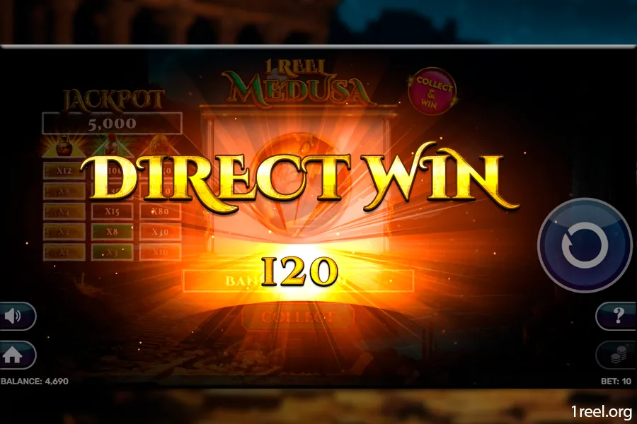 1Reel Medusa gameplay screenshot