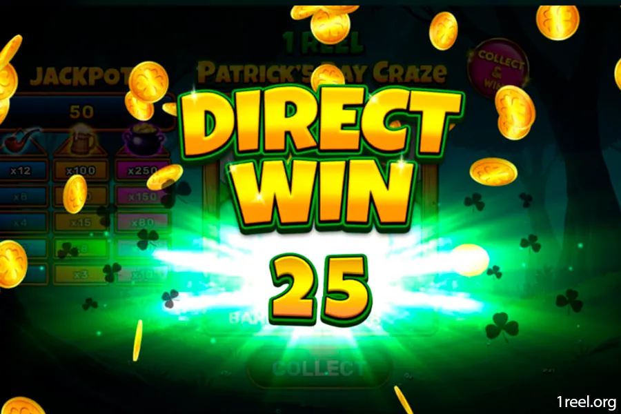 1Reel Patrick's Day Craze gameplay screenshot