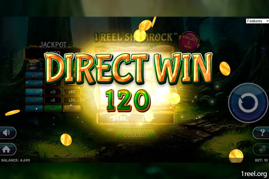 1Reel Shamrock gameplay screenshot