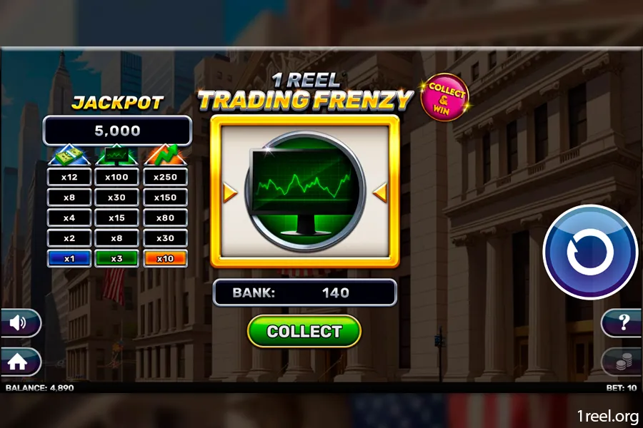 1Reel Trading Frenzy mobile view