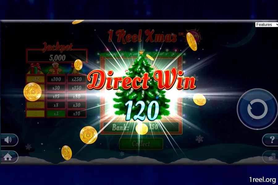 1Reel XMAS gameplay screenshot